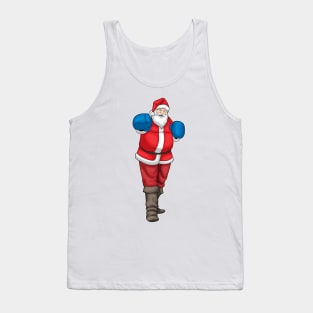 Santa Claus Christmas Boxer Tank Top